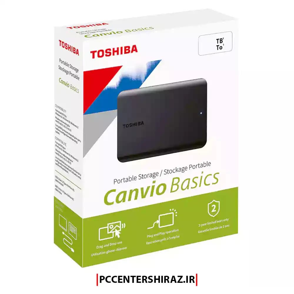 هارد اکسترنال توشیبا مدل CANVIO ADVANCE ظرفیت 2 ترابایت — تصویر ۴