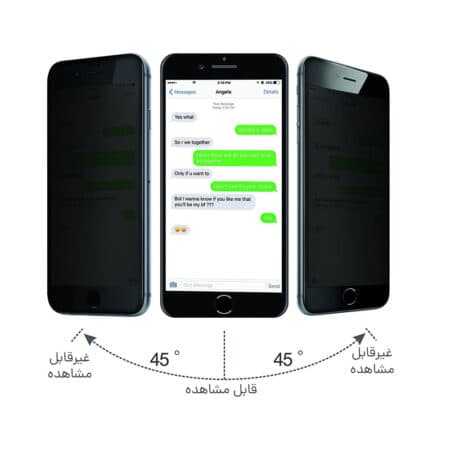گلس حریم شخصی گوشی شیائومی Redmi Note 11 5G/Poco M4 Pro 5G/Note 11T 5G محافظ صفحه خصوصی شیشه ای اوپو رینو Oppo Reno 4 — تصویر ۳