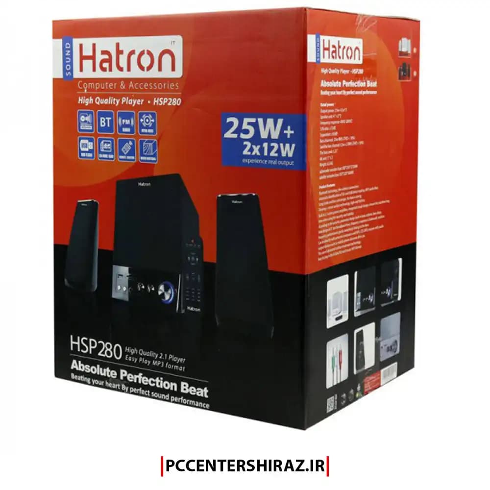 اسپیکر هترون مدل HSP280 Hatron Media Player — تصویر ۲