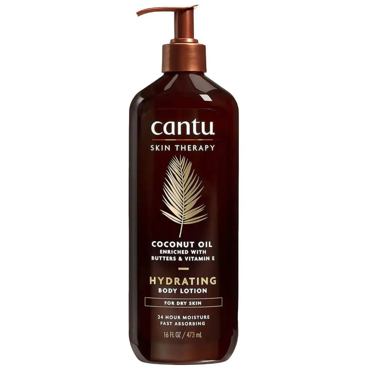 لوسیون بدن آبرسان کانتو حاوی روغن نارگیل Cantu Hydrating — تصویر ۴