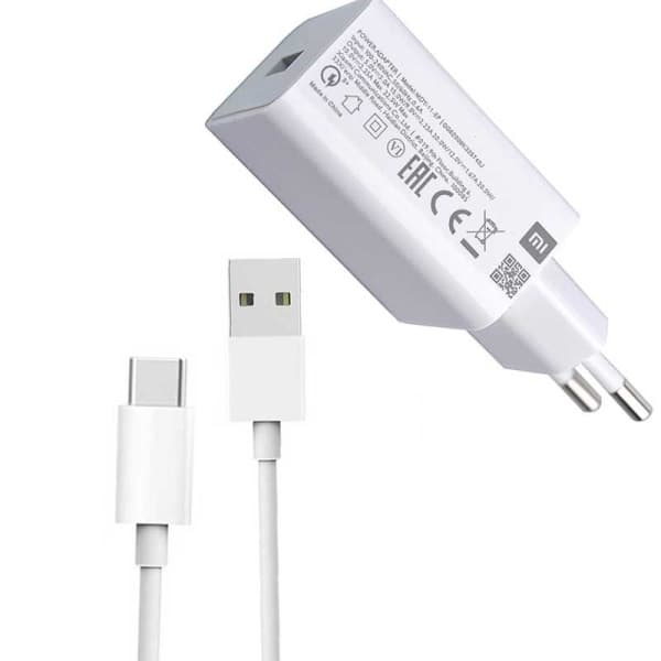 شاژرر 22.5 وات شیائومی اصلی مدل MDY-11-EM اورجینال سر کارتن با کابل تایپ سی و جعبه Redmi 10 2022