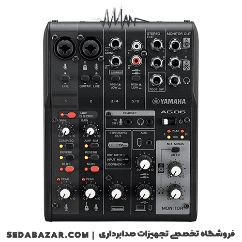 YAMAHA AG06MK2 میکسر لایو استریم
