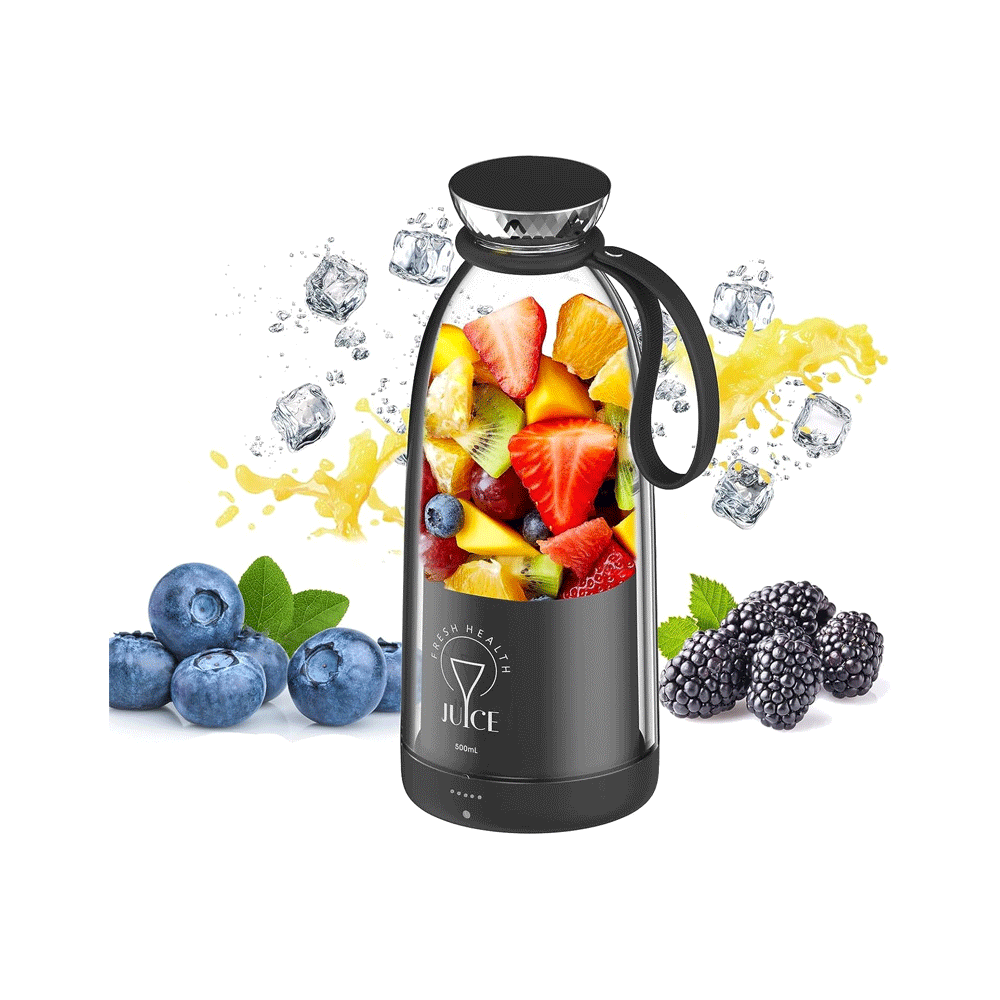 مخلوط کن قابل حمل 500 میلی لیتر شیائومی Xiaomi Fresh Juice Fruit Blender Plus 500ML — تصویر ۳