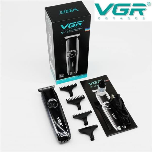 ماشین اصلاح موی بدن و صورت وی جی آر مدل V-168 اصلی