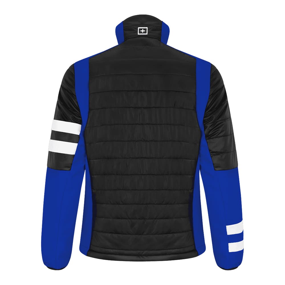 کاپشن اسکی میدلایر مدل Quattro Zero Uno Eco-Padded Softshell برند OneMore – مشکی آبی — تصویر ۲