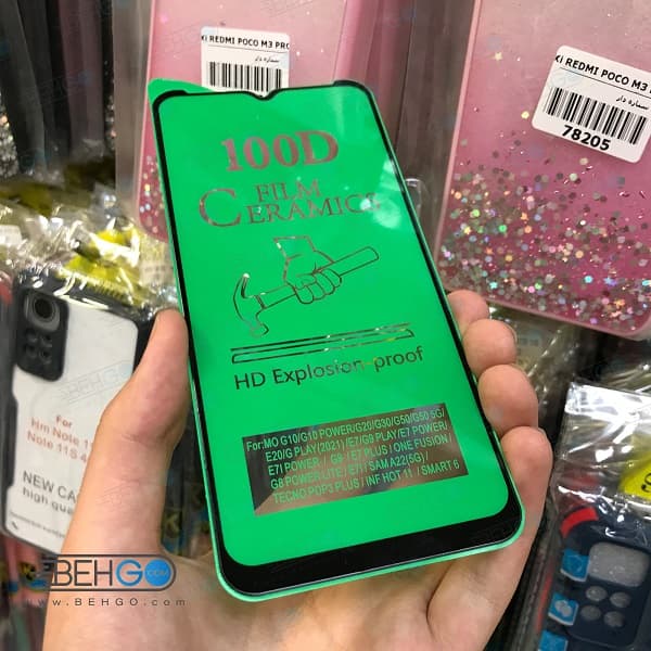 گلس سرامیکی گوشی اینفینیکس infinix Hot 12i — تصویر ۲