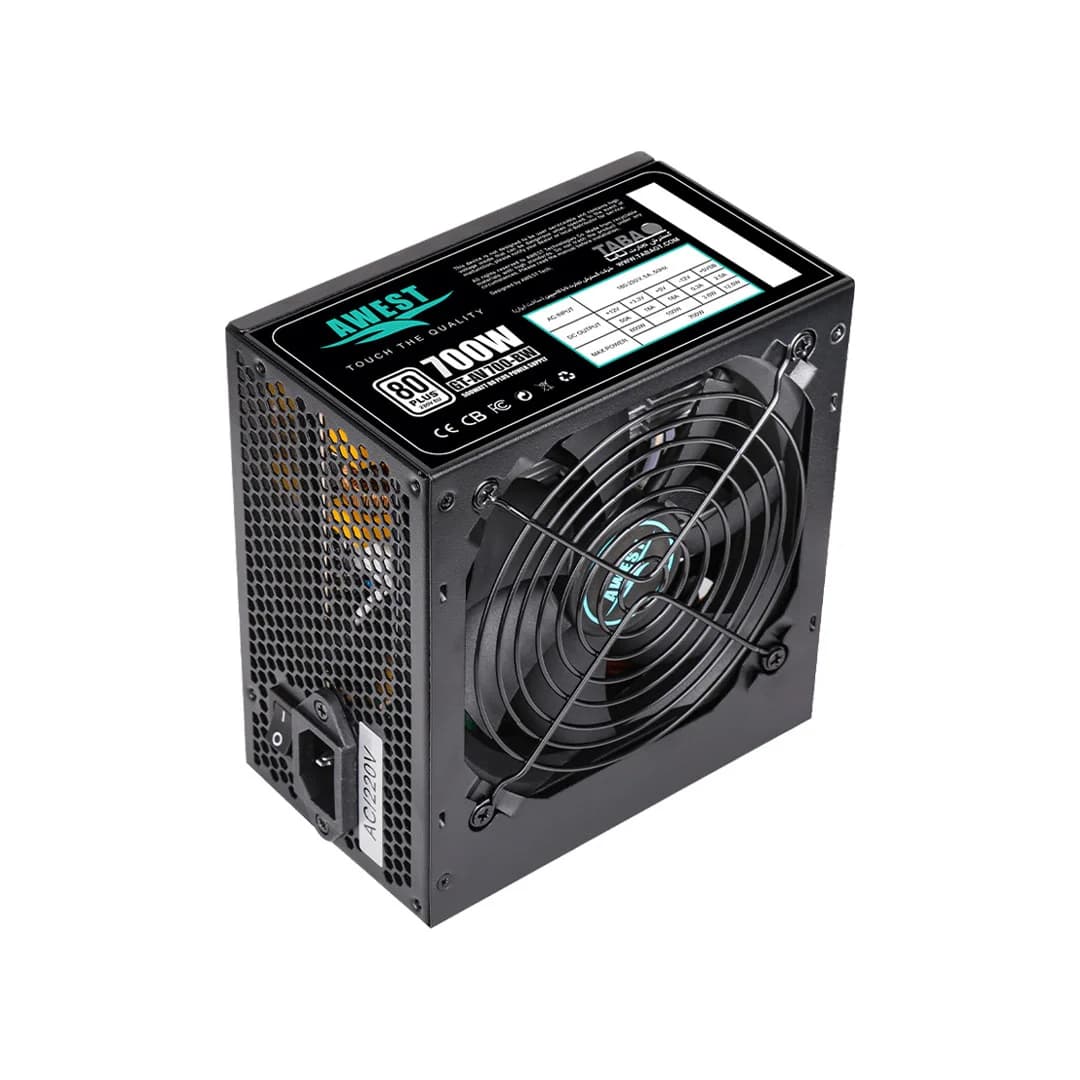 پاور 700 وات اوست مدل AWEST GT-700W-BW — تصویر ۳
