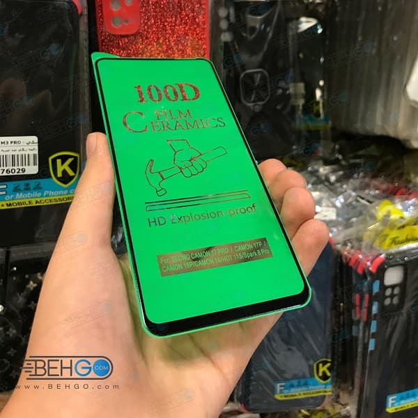 گلس سرامیکی گوشی اینفینیکس infinix Hot 12 play — تصویر ۲