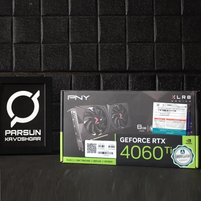 کارت گرافیک PNY RTX 4060 Ti 8GB OC VERTO — تصویر ۲