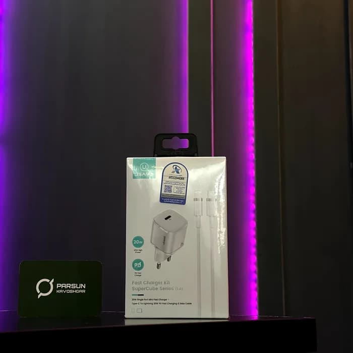 شارژر یوسمز مدل XFK آداپتور T36 و کابل SJ484 — تصویر ۲