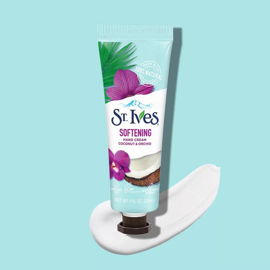کرم دست St. Ives مدل Softening حاوی عصاره نارگیل و ارکیده حجم 30 میل — تصویر ۴