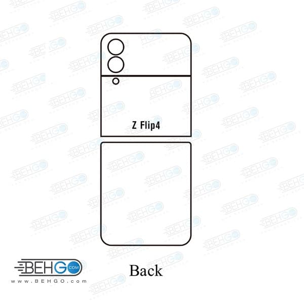 برچسب پشت گوشی سامسونگ Samsung Z Flip4