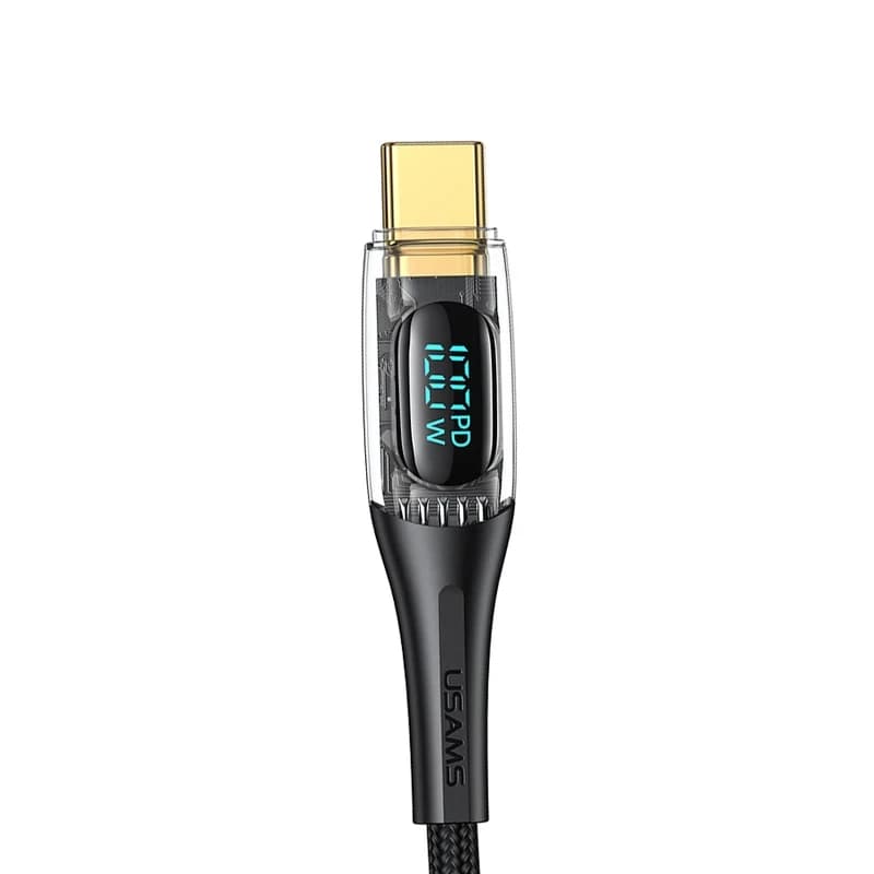 کابل فست شارژ 1.2 متری Type-C به Type-C یوسمز US-SJ590 PD 100W — تصویر ۵
