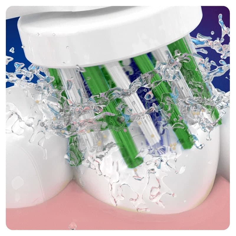 سری یدکی مسواک برقی اورال بی Oral-B سری Cross Action مدل Clean Maximiser بسته 4 عددی — تصویر ۶
