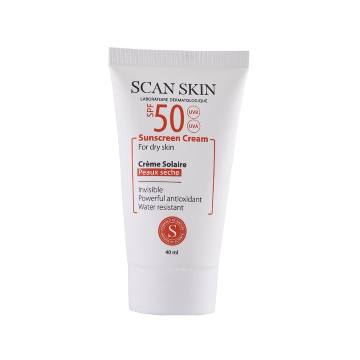 کرم ضد آفتاب فاقد رنگ پوست خشک اسکن اسکین-Scan Skin — تصویر ۲