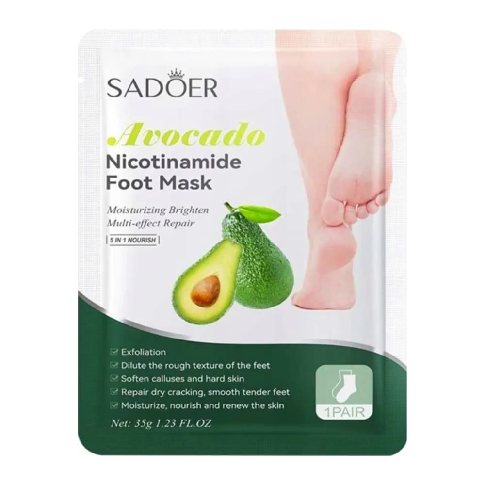 ماسک پوشیدنی پا Sadoer مدل Avocado حاوی عصاره آووکادو وزن 35 گرم — تصویر ۲