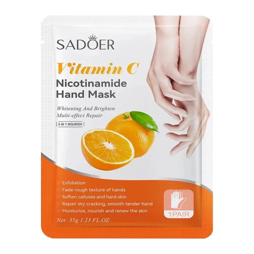 ماسک پوشیدنی دست Sadoer مدل Vitamin C حاوی ویتامین C وزن 35 گرم — تصویر ۲