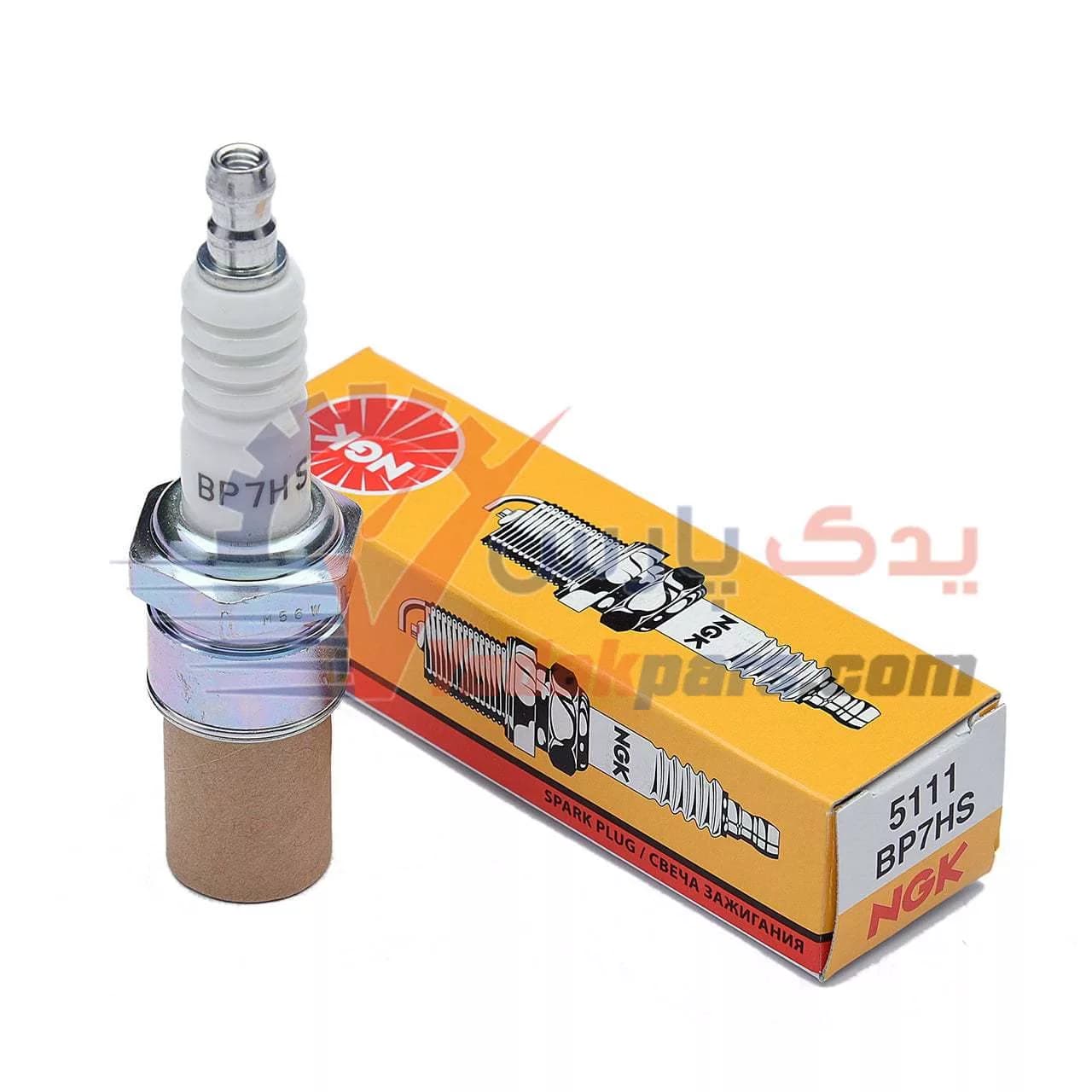شمع قایق ngk | شمع نیکل موتور دریایی/موتورسیکلت NGK ژاپن کد 5111 (۱عددی) — تصویر ۳