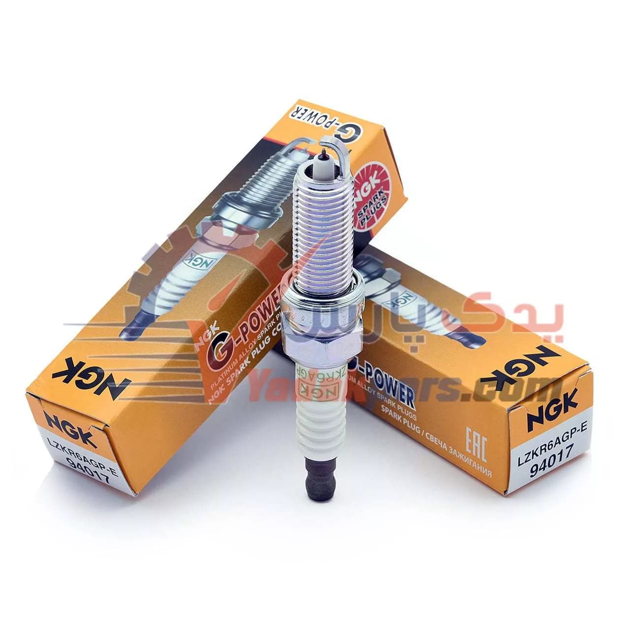 شمع یورو ۴ سوزنی پلاتینیوم پایه بلند NGK ژاپن 94017 (بسته ۴ عددی) — تصویر ۵