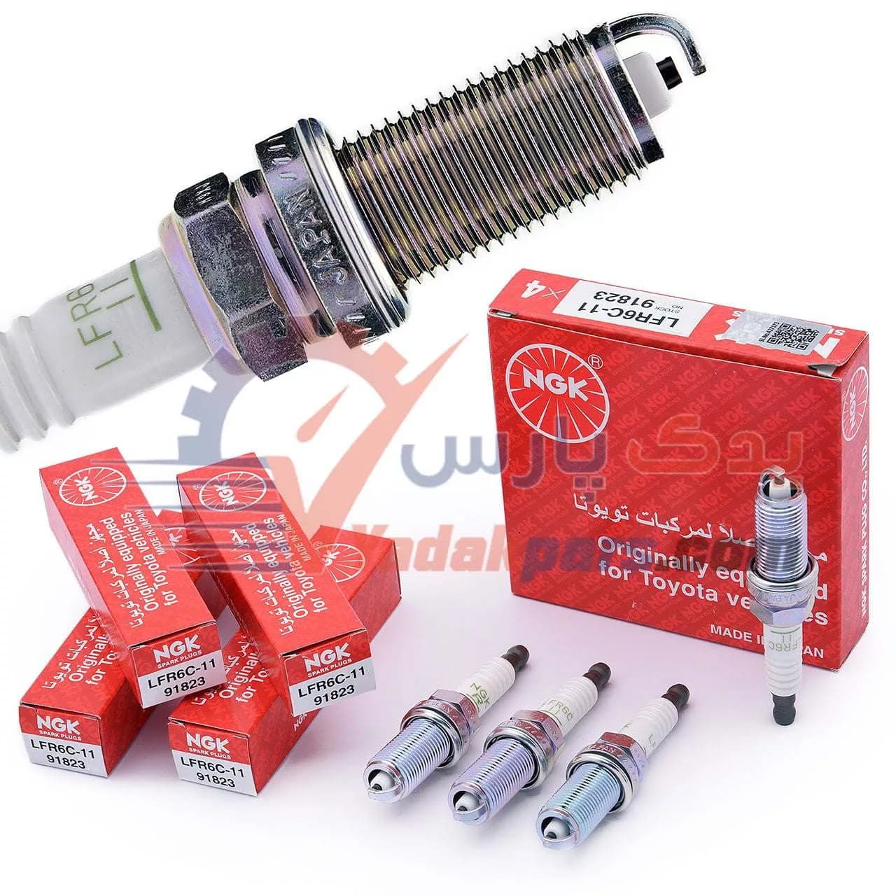 شمع پایه بلند نیکل انجیکا- LFR6C-11 (بسته۴عددی) مناسب برای TU5- برلیانس