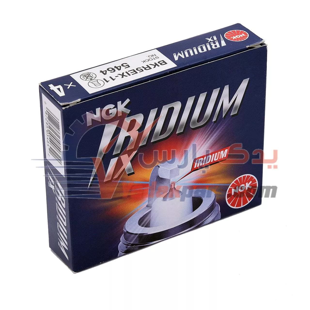 شمع ایریدیم IX پایه کوتاه NGK کد 5464 (بسته 4 عددی) — تصویر ۲