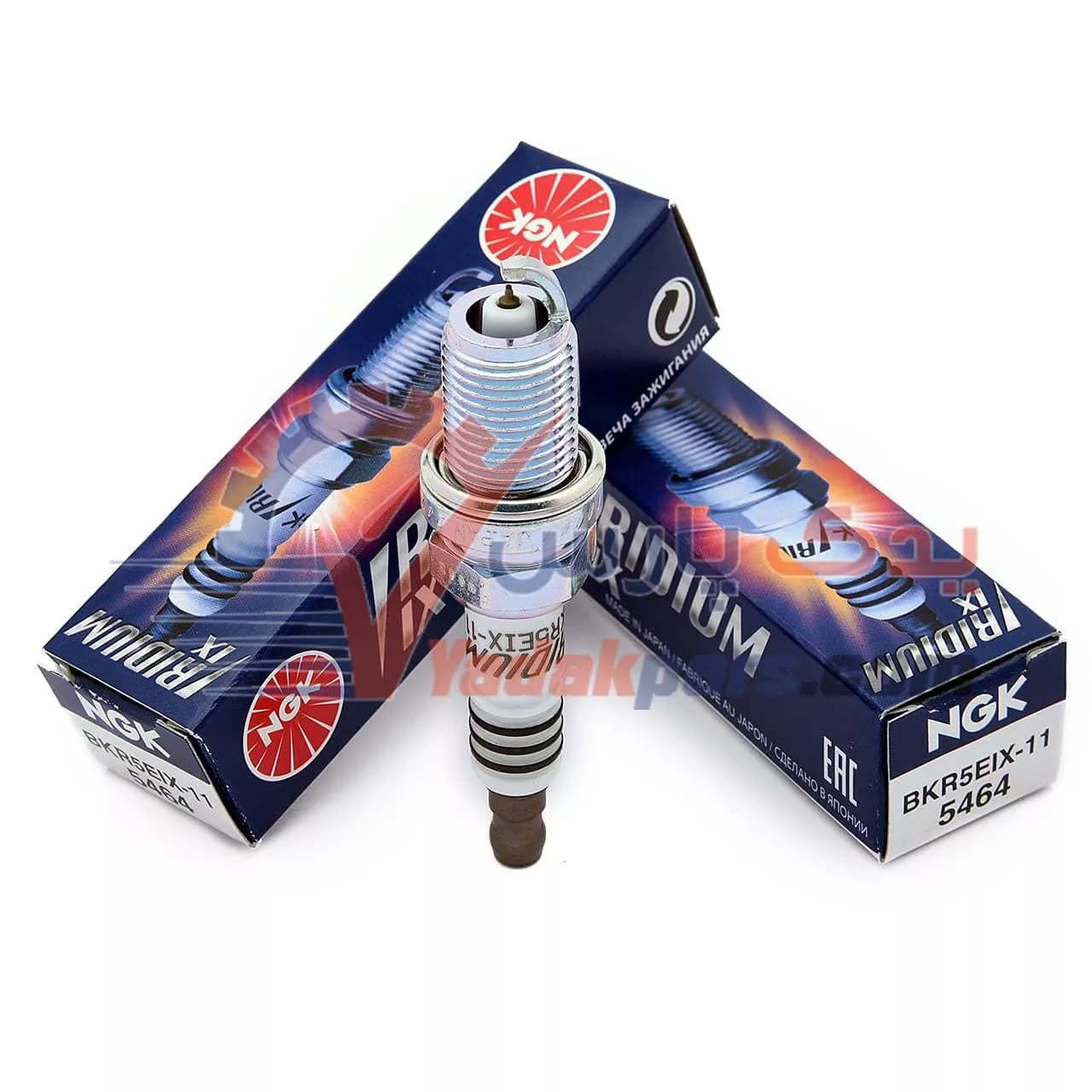 شمع ایریدیم IX پایه کوتاه NGK کد 5464 (بسته 4 عددی) — تصویر ۴