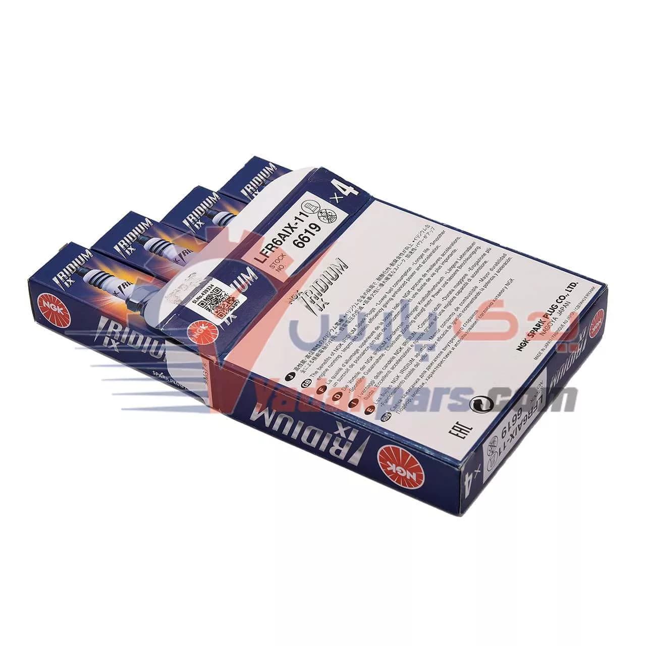 شمع پایه بلند ایریدیم ix پایه بلند برند ان جی کا- 6619 (بسته۴عددی) — تصویر ۳