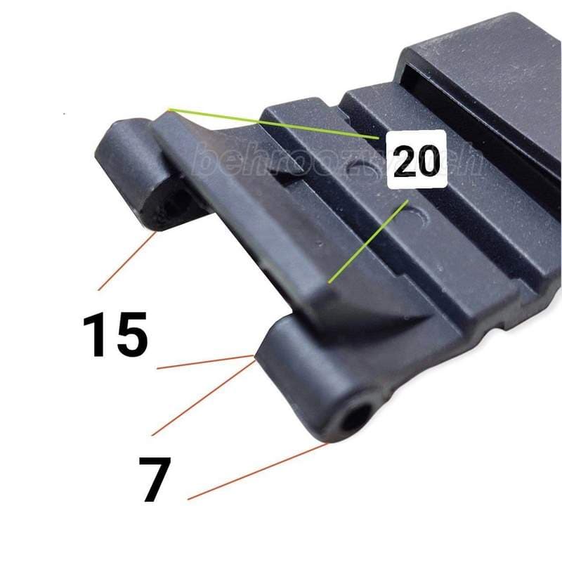 بند ساعت کیو اند کیو و اسکمی QQ M143J M124J Skmei 1226 — تصویر ۵