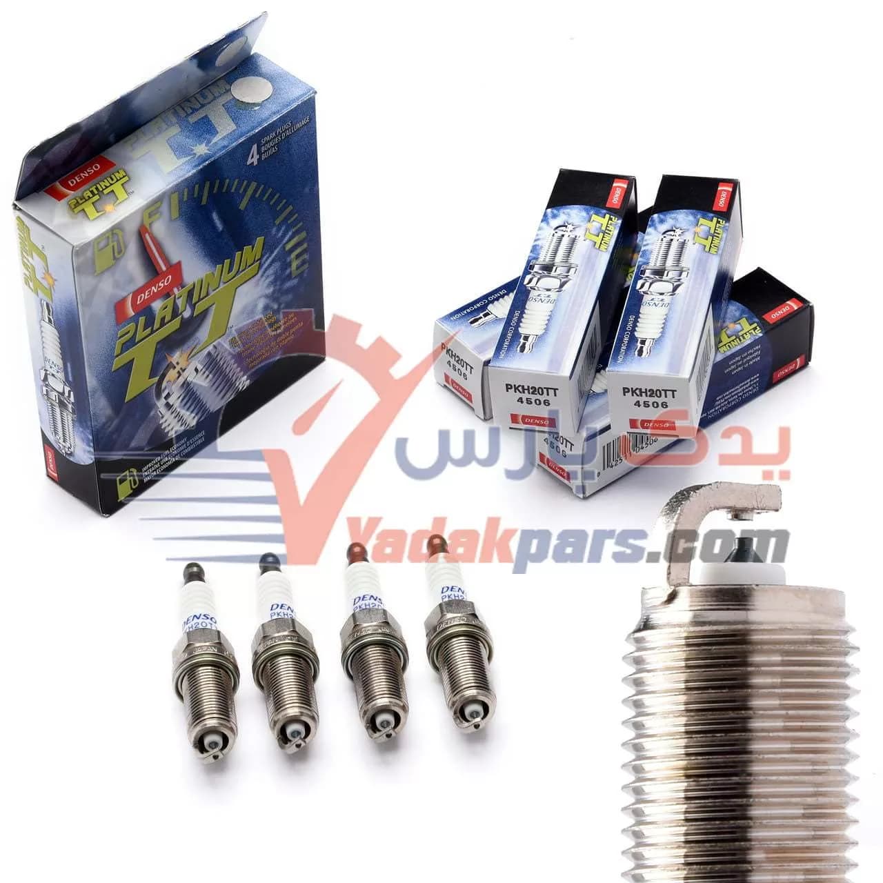 شمع پایه بلند دنسو TT پلاتینیوم (بسته۴عددی)