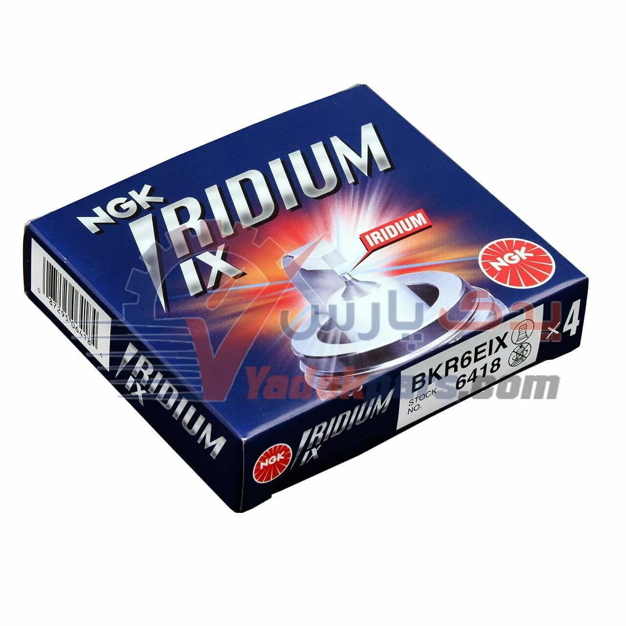 شمع ایریدیم پایه کوتاه ngk فیلر 8 انجیکا کد 6418 (بسته ۴ عددی) — تصویر ۲