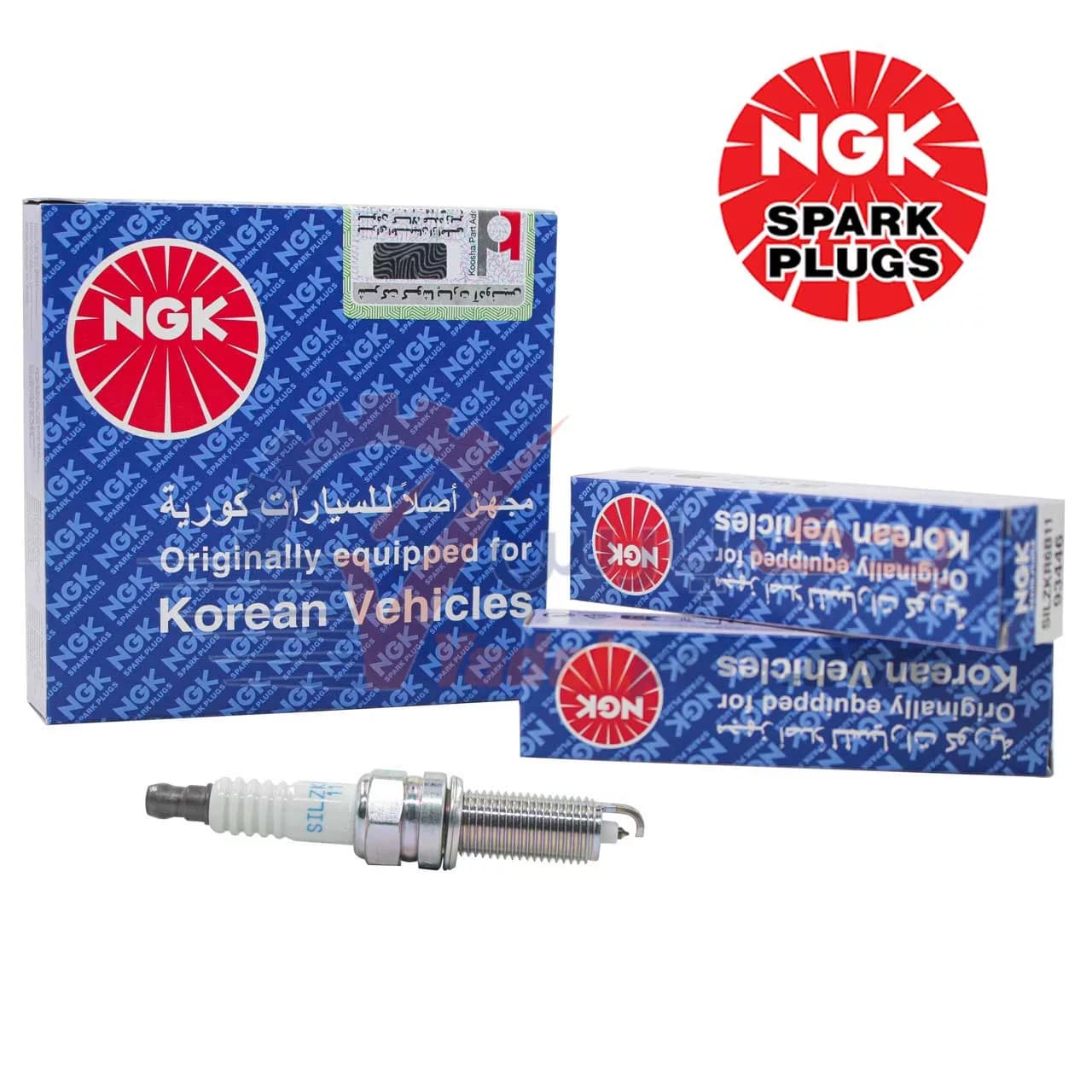 شمع ایریدیوم لیزری یورو ۴ برند NGK (بسته۴عددی)