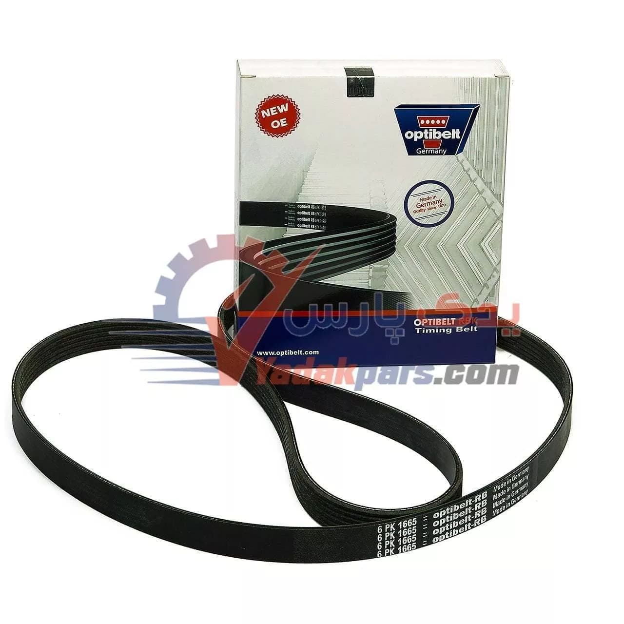 تسمه دینام پژو ۴۰۵ اپتی بلت 6PK 1665 EPDM H5 — تصویر ۴