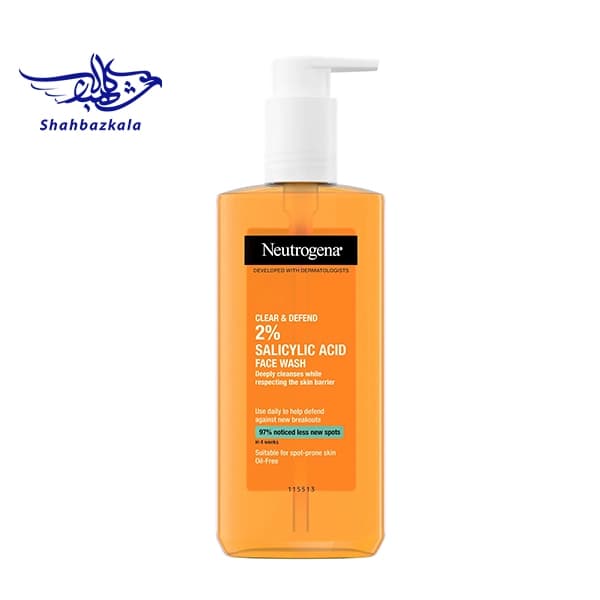 ژل شستشوی صورت سالیسیلیک اسید نوتروژینا | 200ml