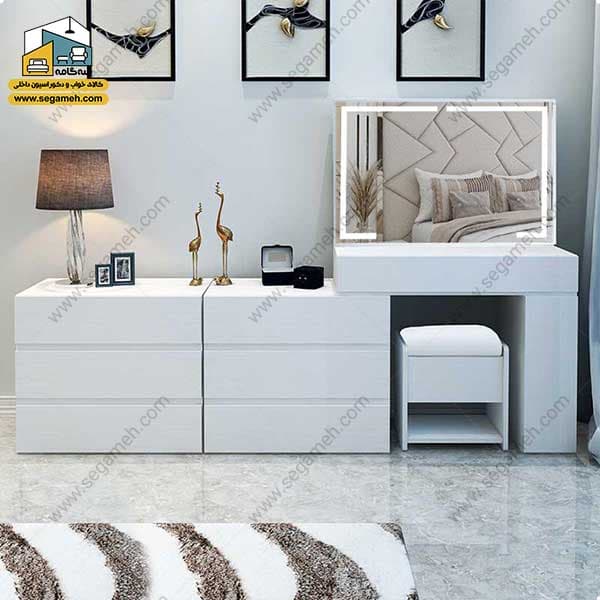 میز آرایش لامپ دار DMP193