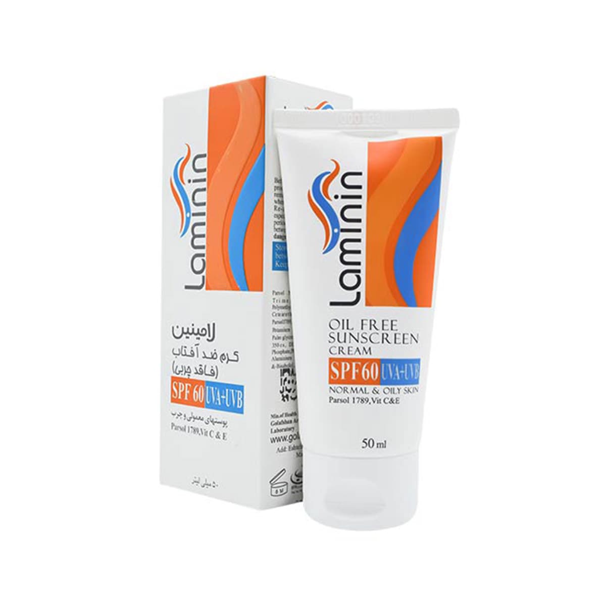 کرم ضد آفتاب فاقد چربی SPF60 لامینین – Laminin