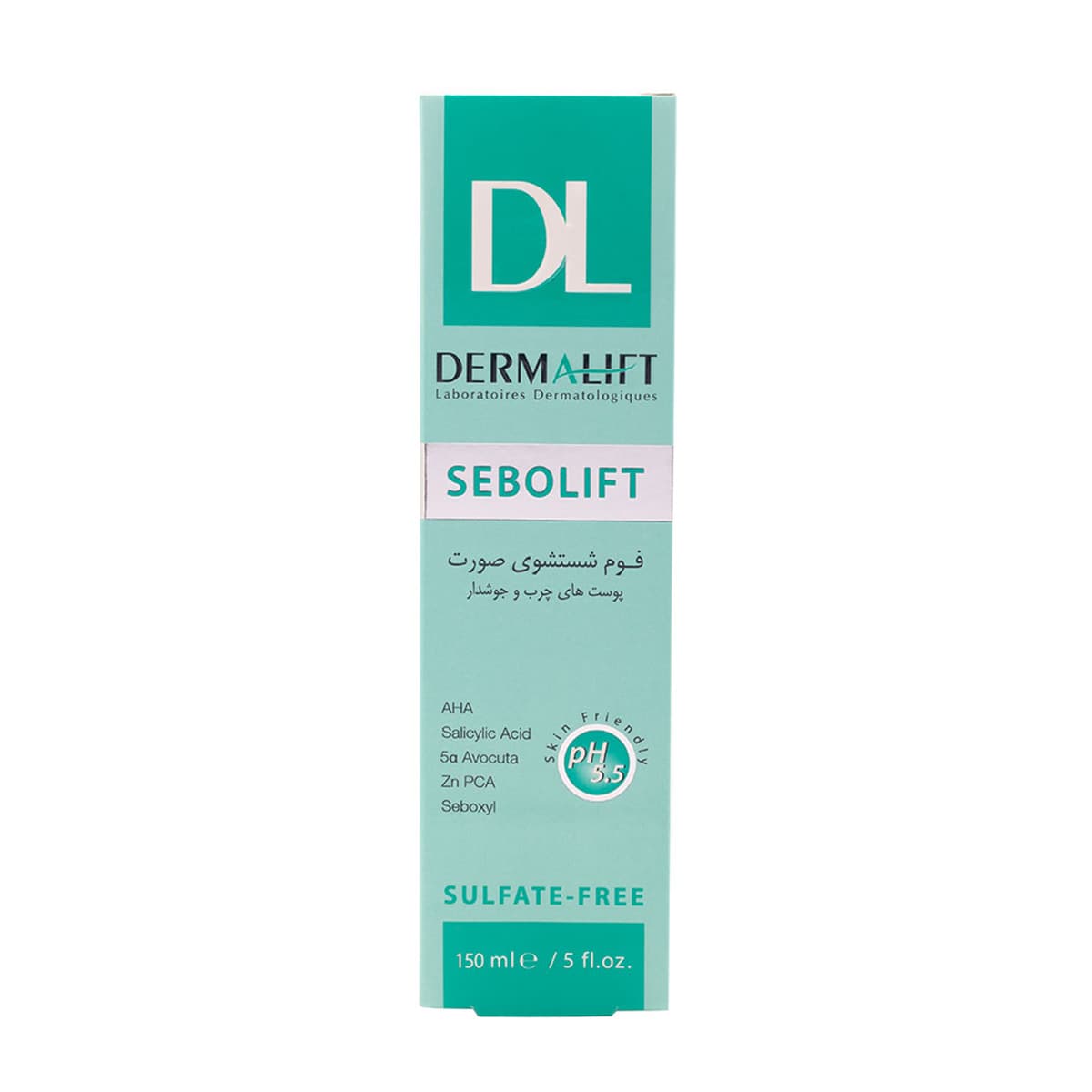 فوم شستشوی صورت پوست های چرب و جوشدار سبولیفت درمالیفت – Dermalift — تصویر ۲