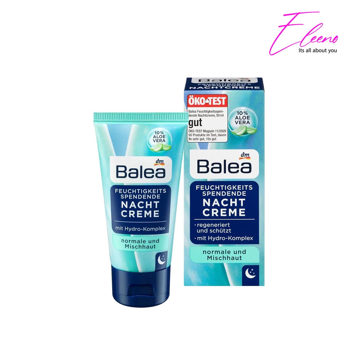 کرم شب مرطوب کننده آلورا باله آ حجم 50ml — تصویر ۵