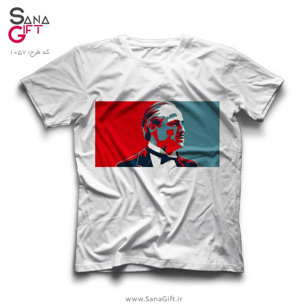 تی شرت سفید طرح The Godfather – مارلون براندو