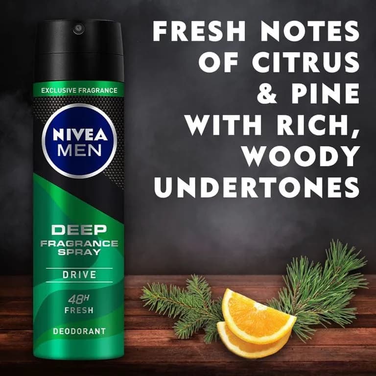 اسپری ضد تعریق مردانه نیوآ مدل deep drive 150ml — تصویر ۴
