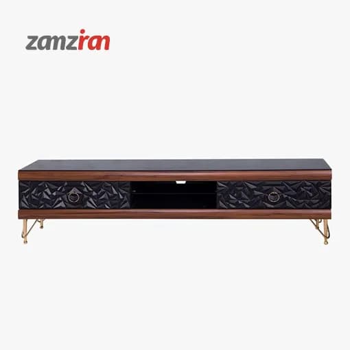 میز تلویزیون متین مشكی مدل R360 سايز 180 سانتی