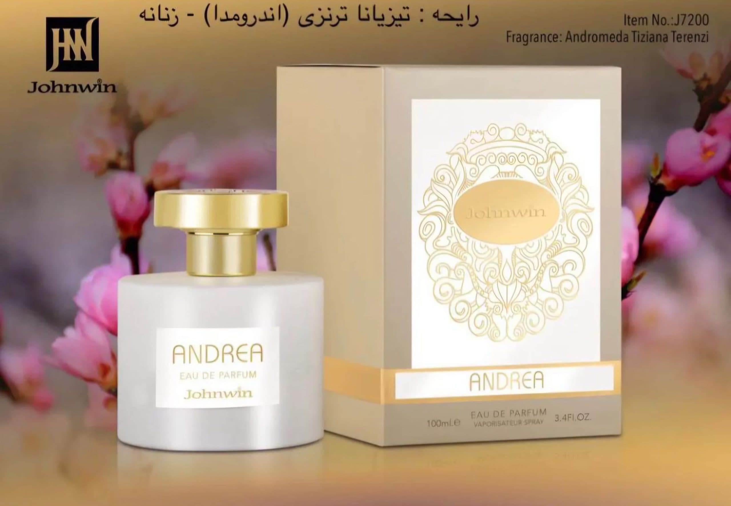 ادکلن تیزیانا ترنزی اندرومدا زنانه 100 میل جانوین (جکوین) ANDROMEDA TIZIANA TERENZI JOHNWIN