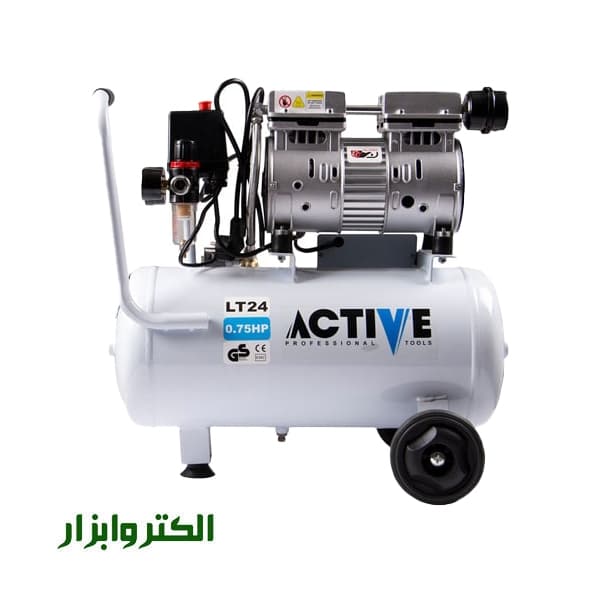 پمپ باد سایلنت 24 لیتری اکتیو مدل AC-1324SN