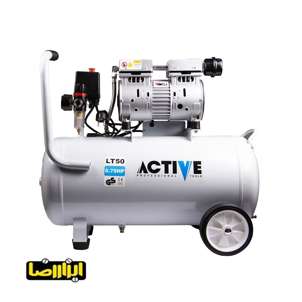 پمپ باد سایلنت اکتیو 50 لیتری مدل AC-1350SN — تصویر ۵