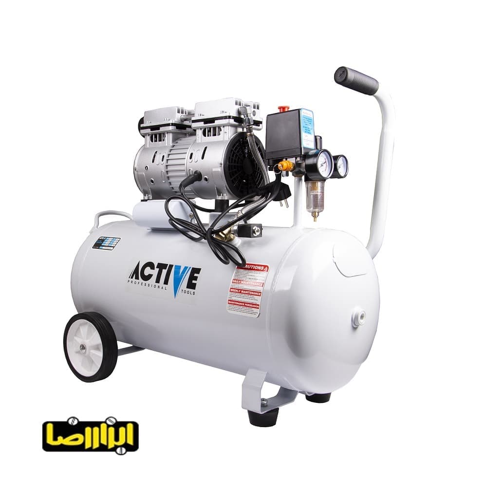 پمپ باد سایلنت اکتیو 50 لیتری مدل AC-1350SN — تصویر ۶