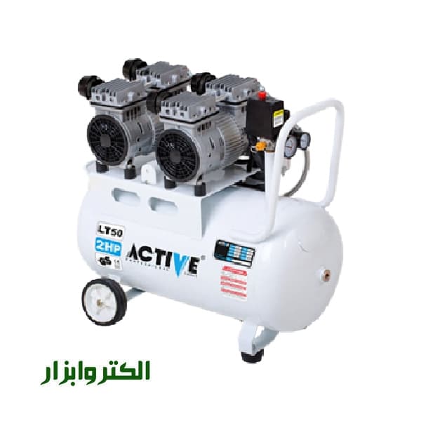 پمپ باد سایلنت اکتیو 50 لیتری مدل AC-1350SN
