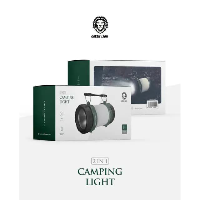 چراغ کمپینگ گرین لاین برد 200 متر Green Lion (اورجینال پلمپ ارسال فوری) — تصویر ۴