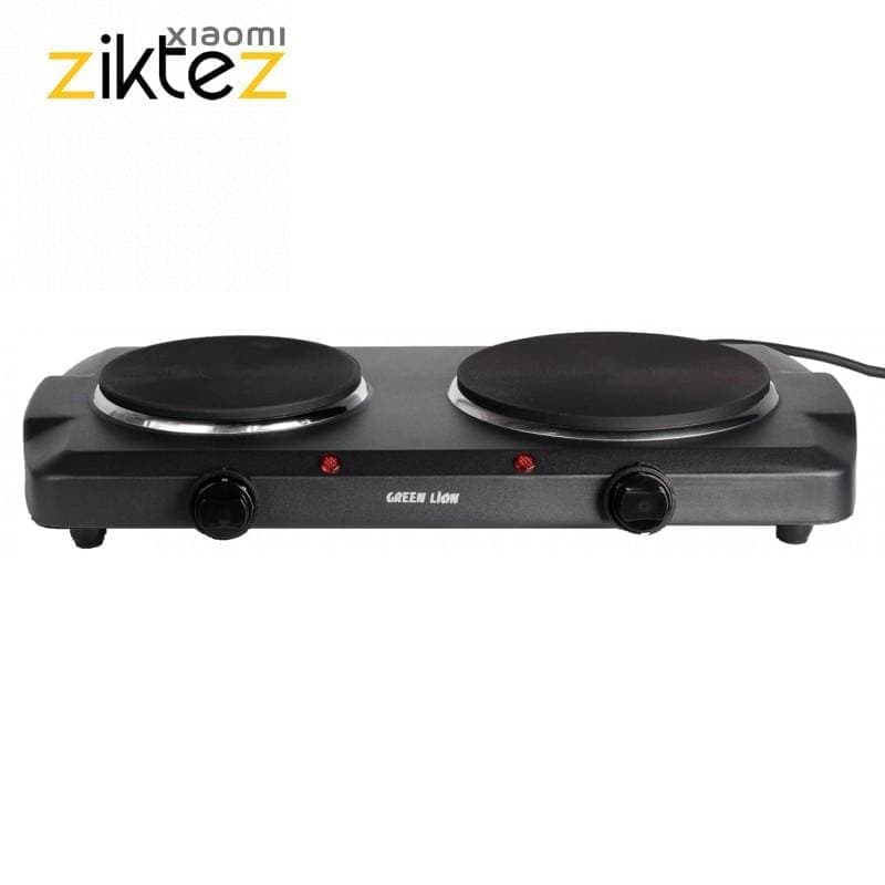 اجاق برقی دو شعله برند گرین لاین Green Lion Portable Dual Electric Stove GNPTDLESTOVBK (اورجینال پلمپ ارسال فوری)