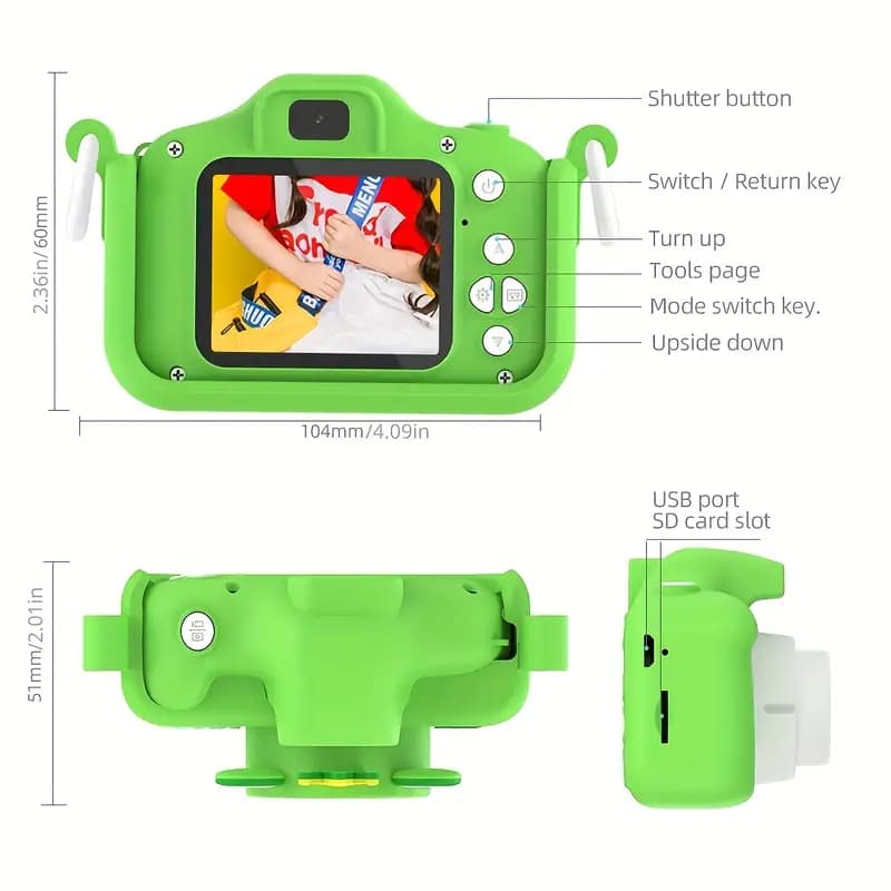 دوربین کودک عکاسی فیلمبرداری chidrens fun camera (frog prince) (اورجینال پلمپ ارسال فوری) — تصویر ۲