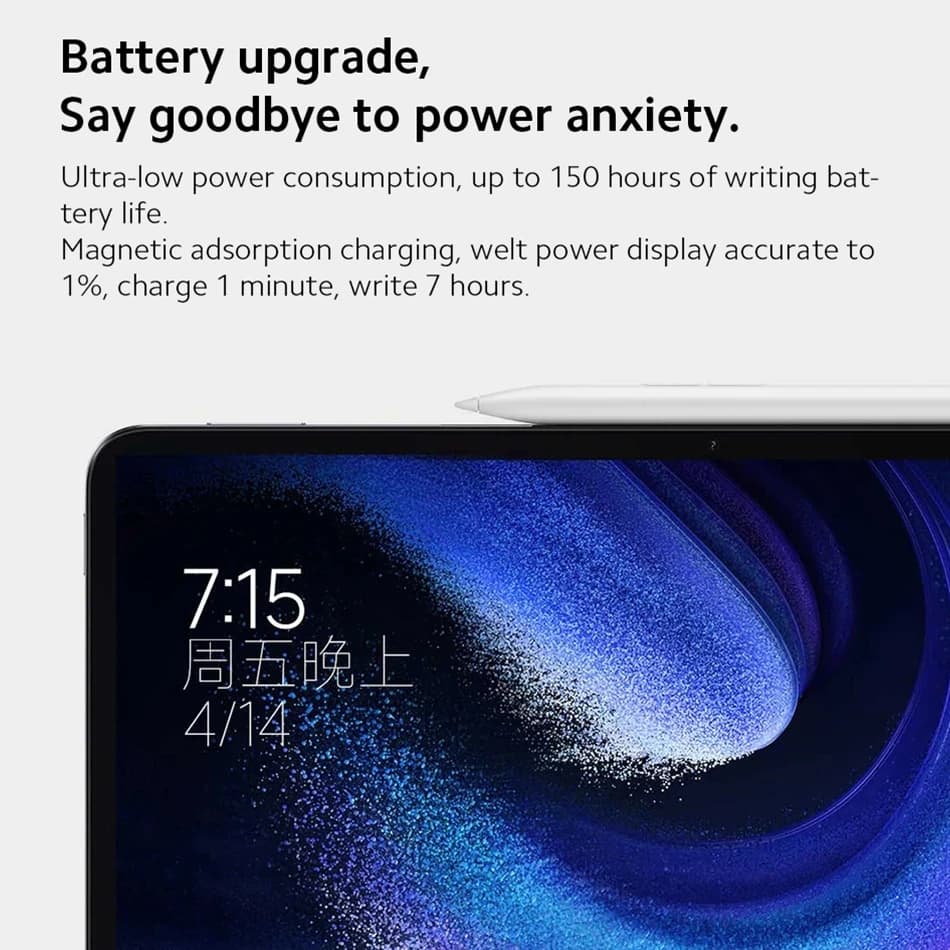 قلم لمسی شیائومی Xiaomi Smart Pen Generation 2 گلوبال (نسخه2 جدید اورجینال) — تصویر ۳