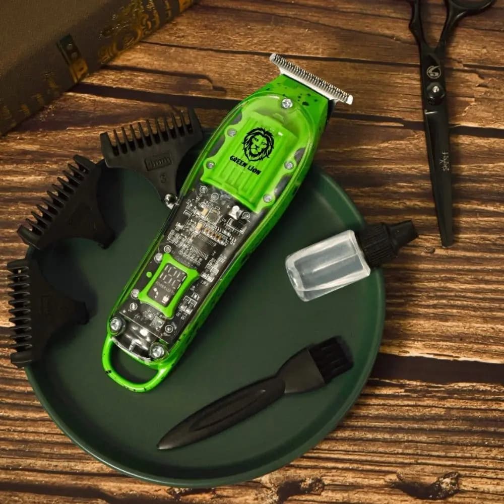 ماشین اصلاح موی سر گرین لاین Green Lion Transparent Pro(نسخه اورجینال ارسال فوری) — تصویر ۴
